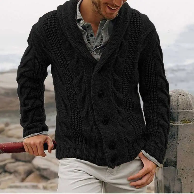 HeritageCoarse Knit Cardigan