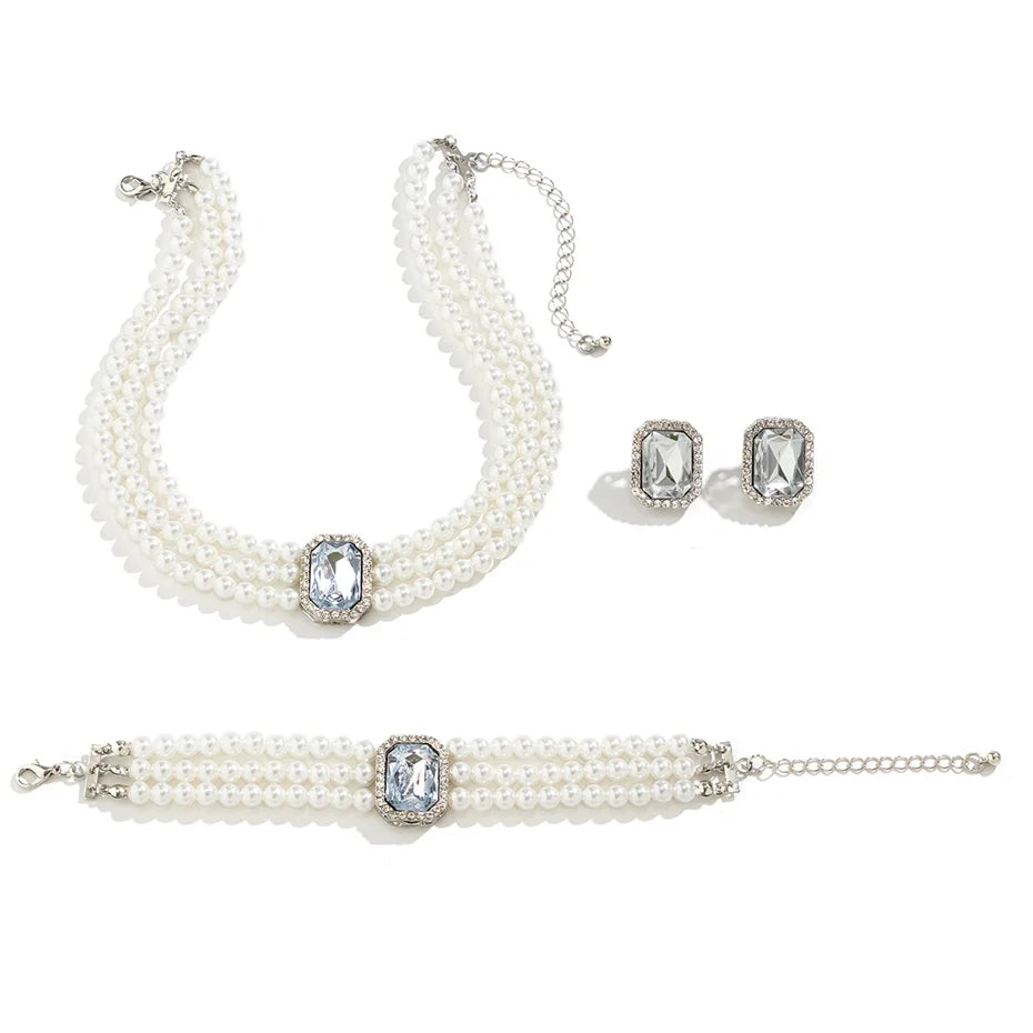ItsYara Pharaonic Multilayer Imitation Pearl Set