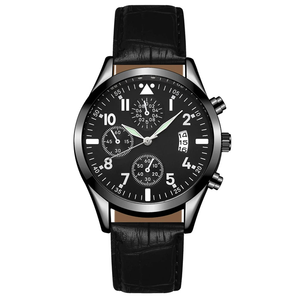 ItsYara Business Leather Watch