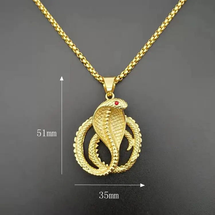 ItsYara Pharaonic Cobra necklace