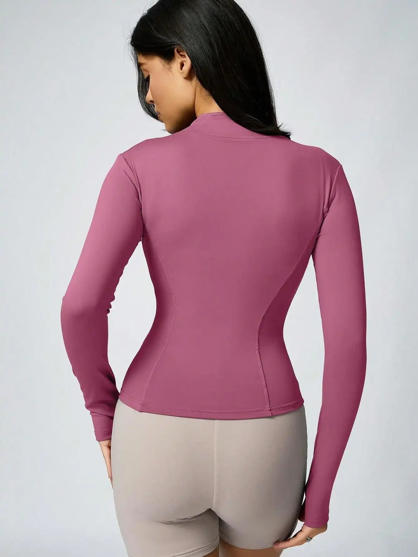 Zip-Up Turtleneck Sports Jacket