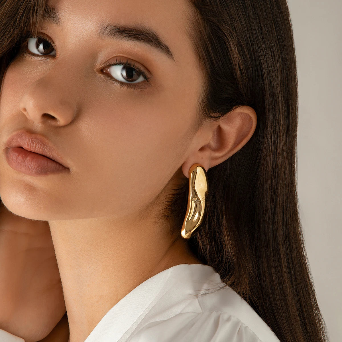 ItsYara Pharaonic Glossy Earrings