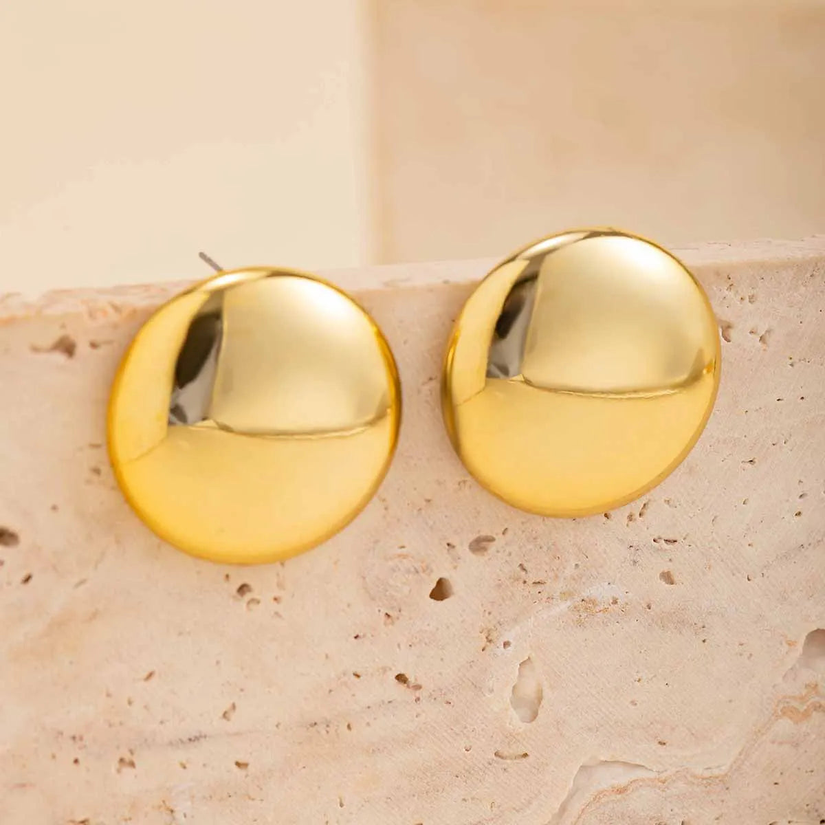 ItsYara Pharaonic Round Earrings