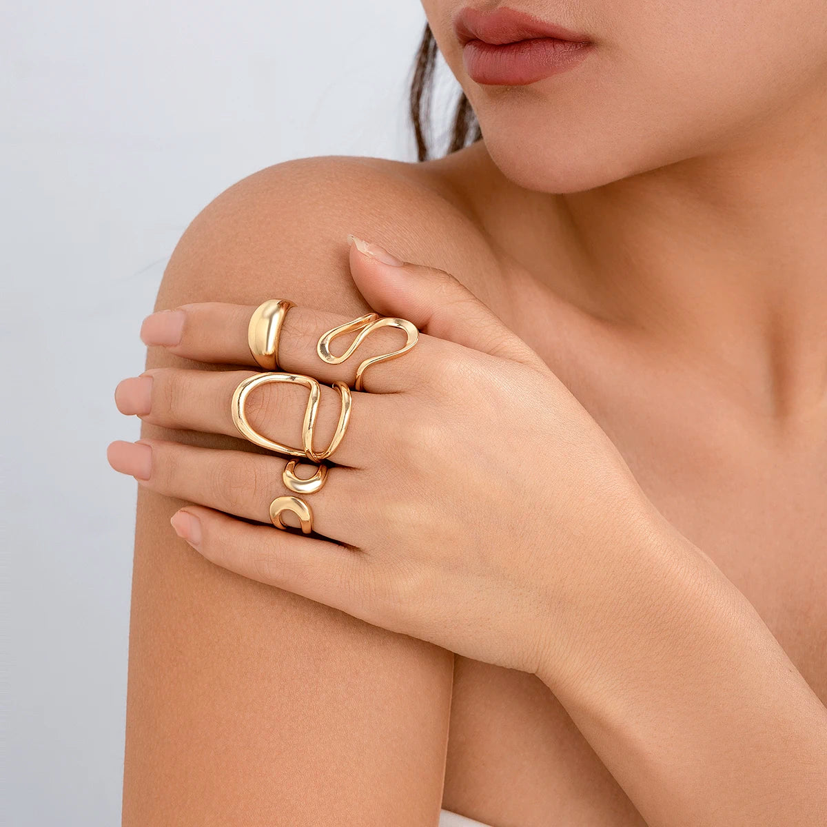 ItsYara 4Pcs Open Rings