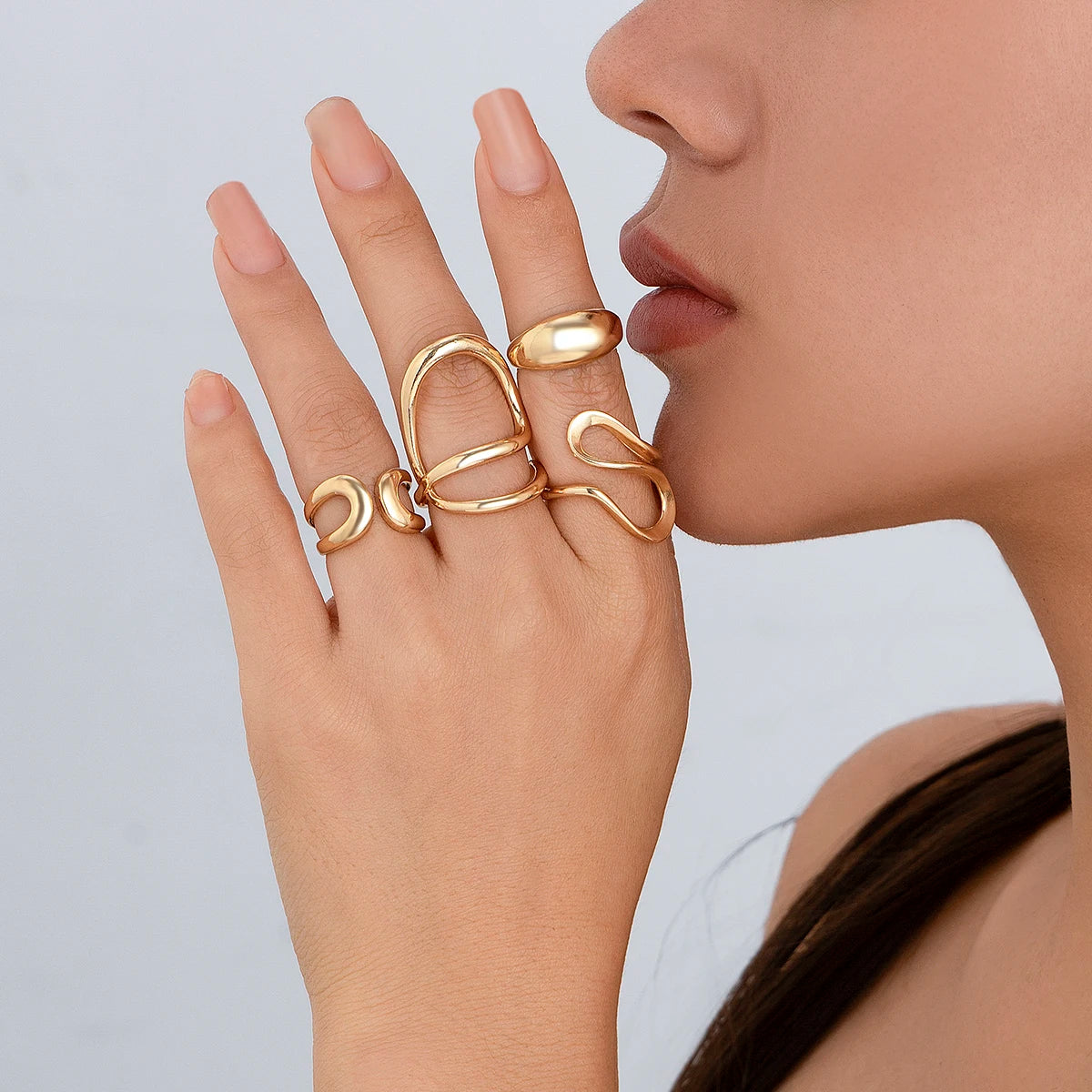 ItsYara 4Pcs Open Rings