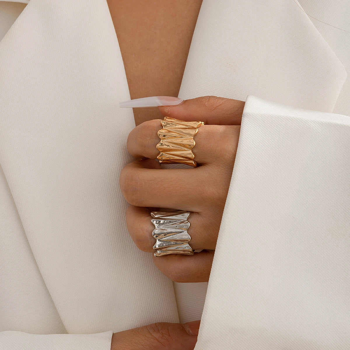 ItsYara Pharaonic Pleated Ring