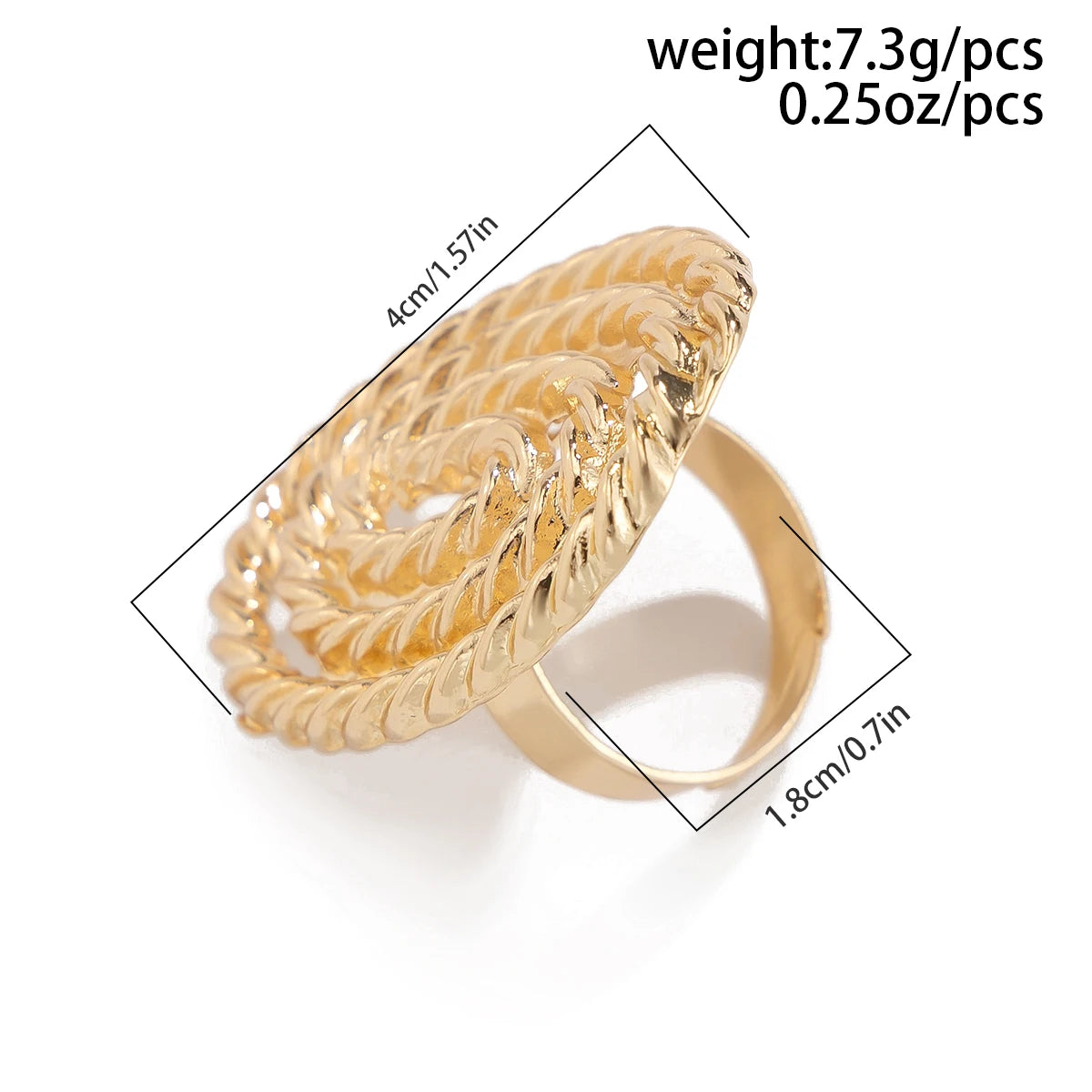 ItsYara Pharaonic Oval Ring