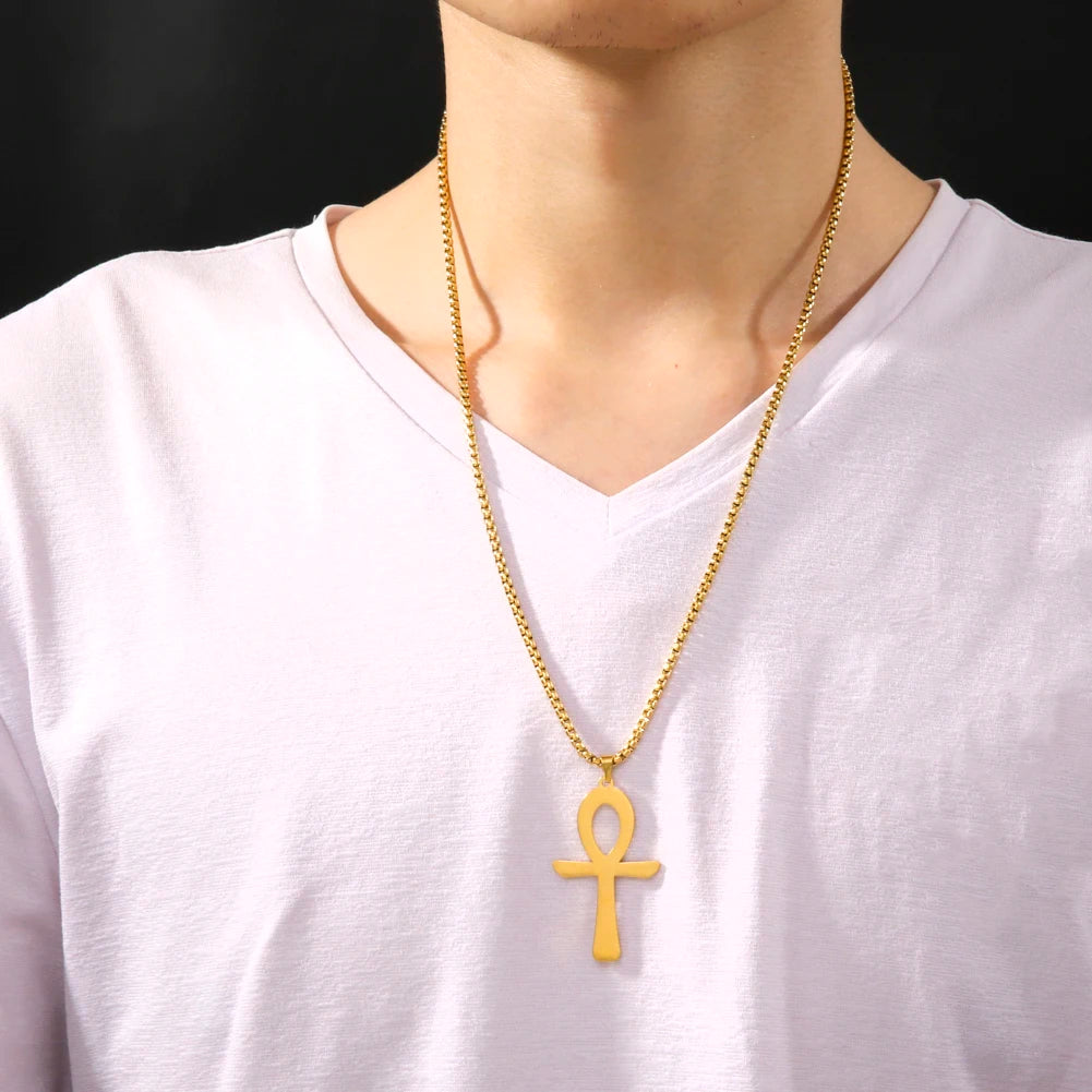 ItsYara Egyptian ANKH - Key of Life - Symbol Necklace