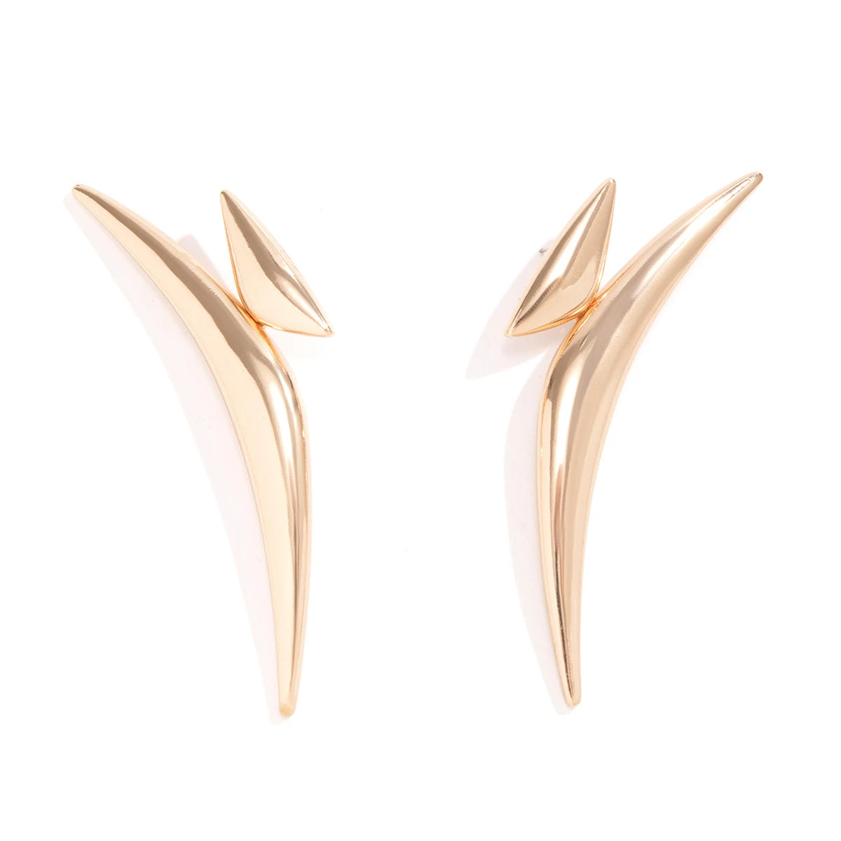 ItsYara Pharaonic Curved  Earrings