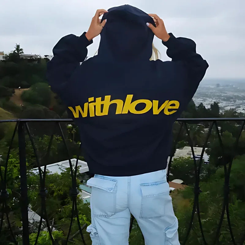 With Love street hoodie