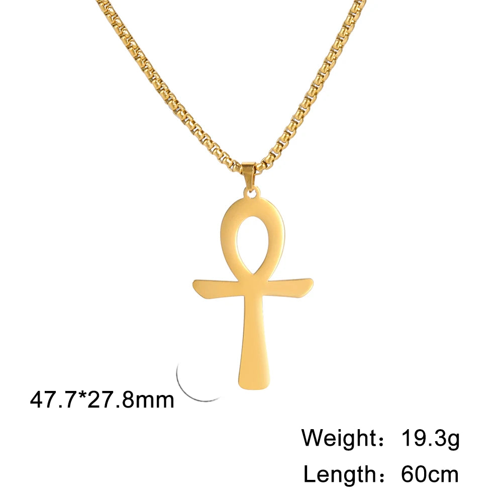 ItsYara Egyptian ANKH - Key of Life - Symbol Necklace