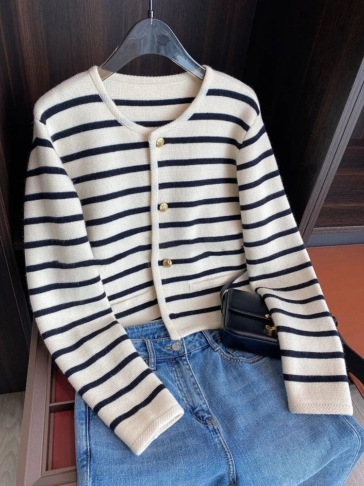 ChicStripe  Cardigan
