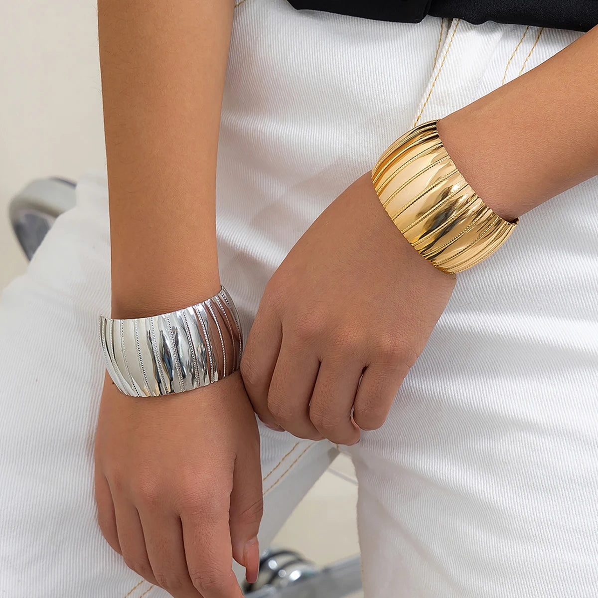 ItsYara Pharaonic Open Cuff Bracelet