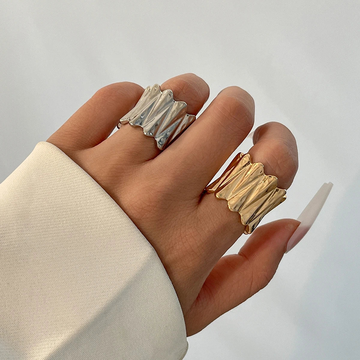 ItsYara Pharaonic Pleated Ring