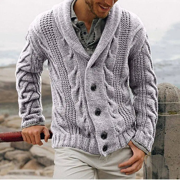 HeritageCoarse Knit Cardigan