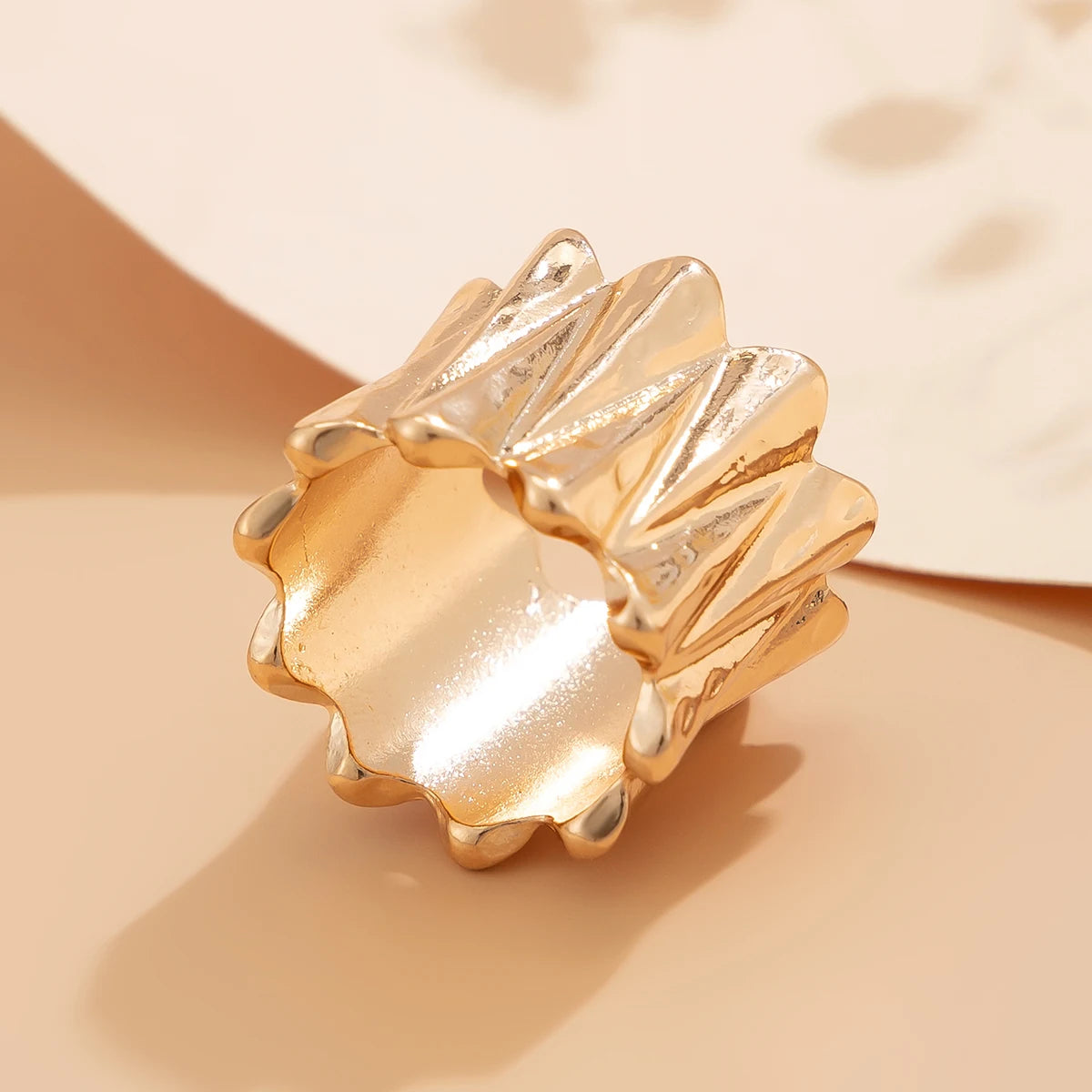 ItsYara Pharaonic Pleated Ring