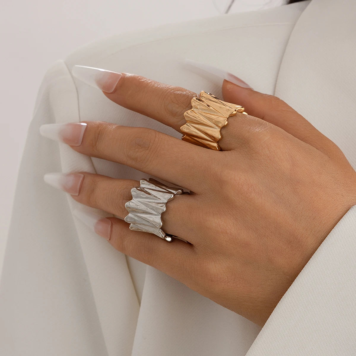 ItsYara Pharaonic Pleated Ring