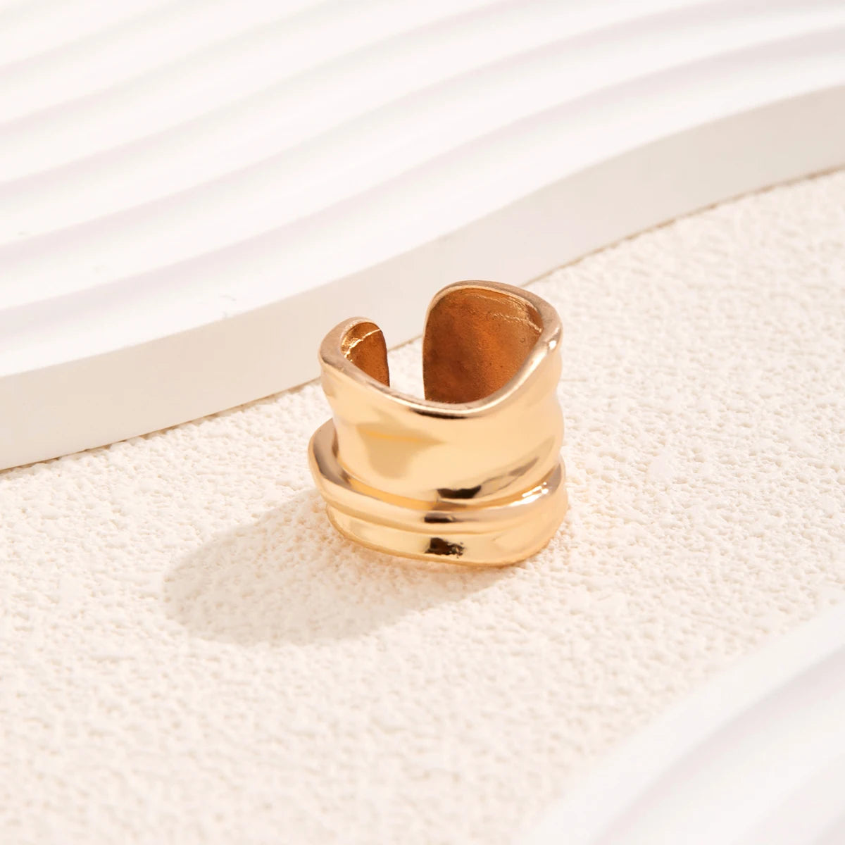 ItsYara Pharaonic Pleated Style Ring