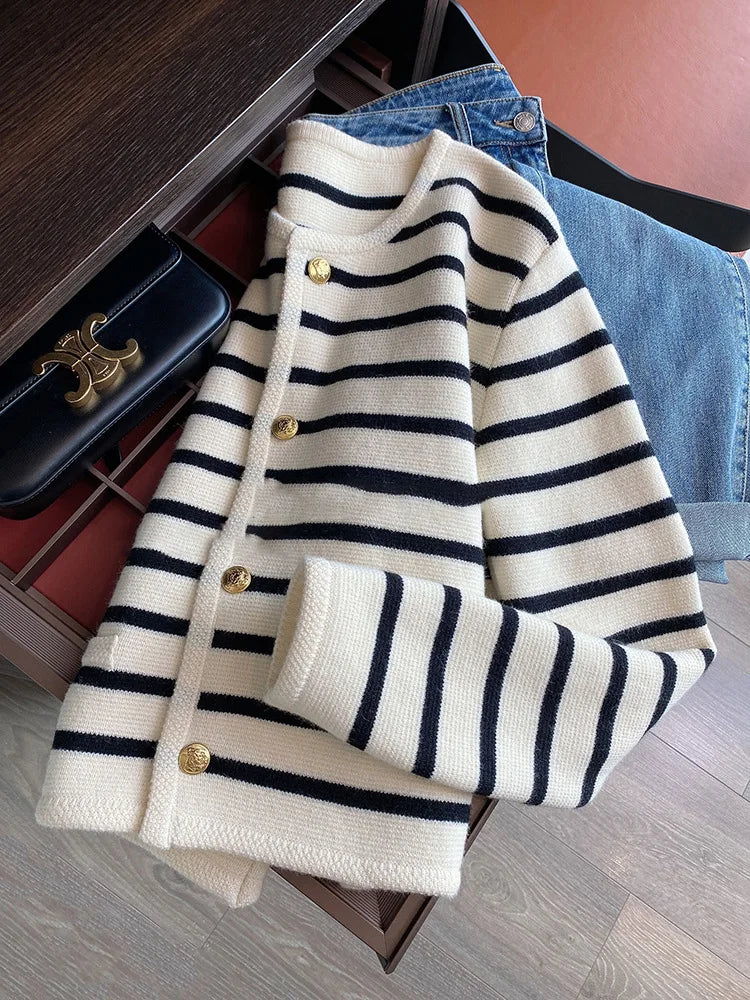 ChicStripe  Cardigan