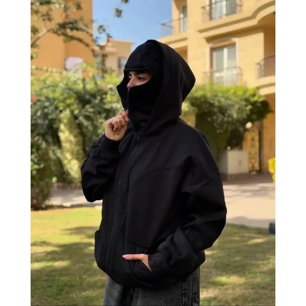 Balaclava Zip Hoodie