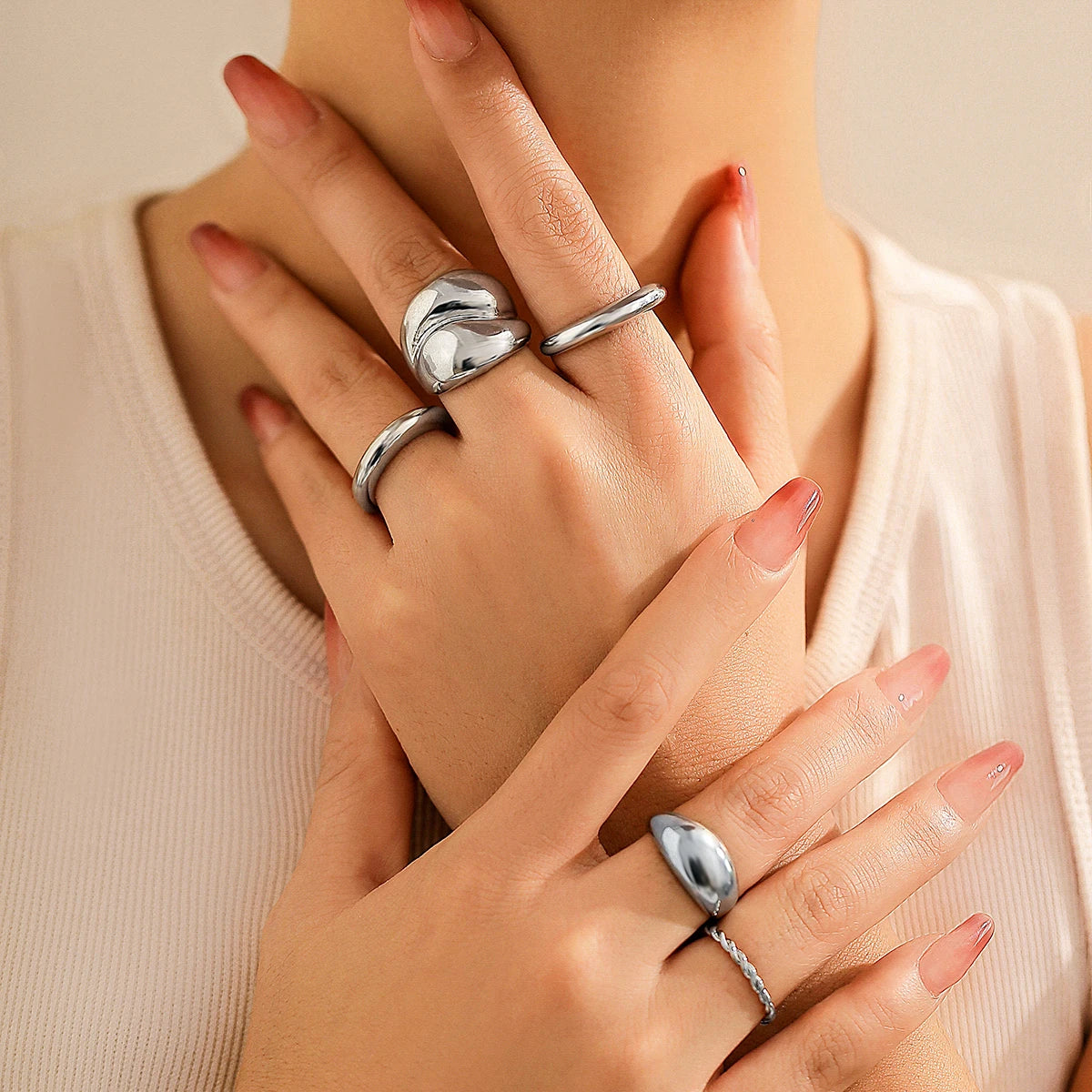 ItsYara 5Pcs Bohemian Rings