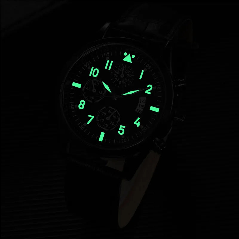 ItsYara Business Leather Watch