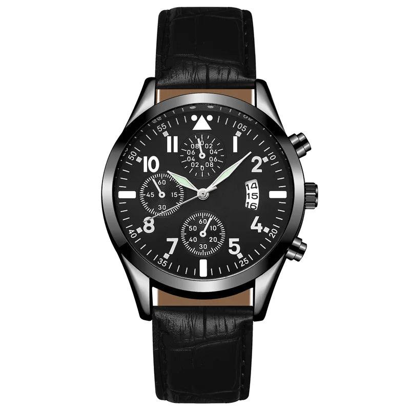 ItsYara Business Leather Watch